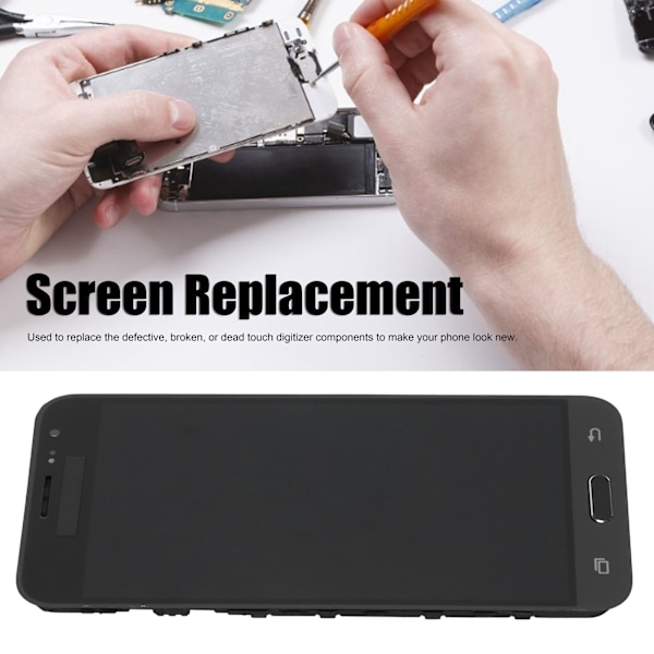 Skærmudskiftning LCD-skærm Touch Digitizer-samling til Samsung Galaxy J320Sort