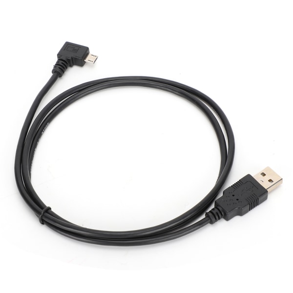 C0402 1M Høyre Vinkel Micro USB til USB Tilkoblingskabel for Dataoverføring Lading