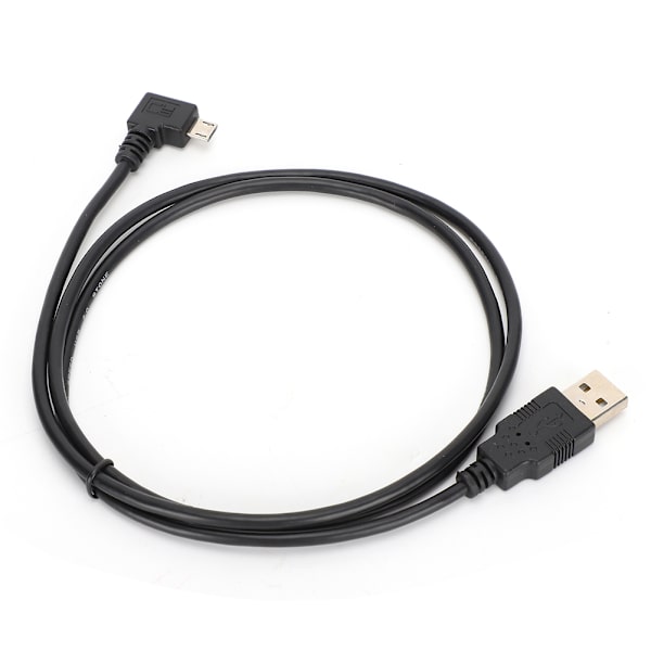 C0402 1M Vinkel Micro USB till USB Anslutningskabel för Dataöverföring Laddning