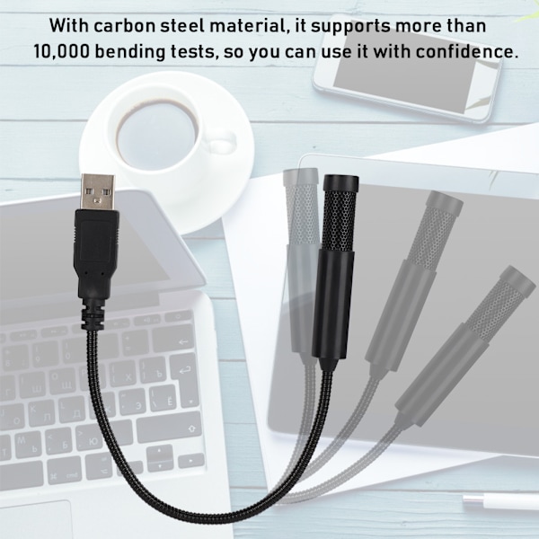 SF-558 Kablet Dobbel Kondensatormikrofon Mini Opptaks Kondensatormikrofon USB-grensesnitt