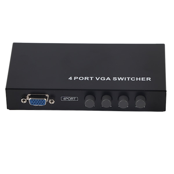 4-ports VGA-switcher SVGA-skærmdelingsboks 4-i-1-ud til LCD PC TV-skærm