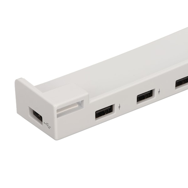 Spillkonsoll horisontal stativ 4 USB-porter Minimalistisk design Basestativ for PS5 Digital Disc Edition