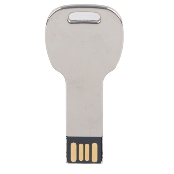 Nøgleformet USB-flashdrev USB-hukommelsesdisk USB-flashdrev til computerbrug Sølv
