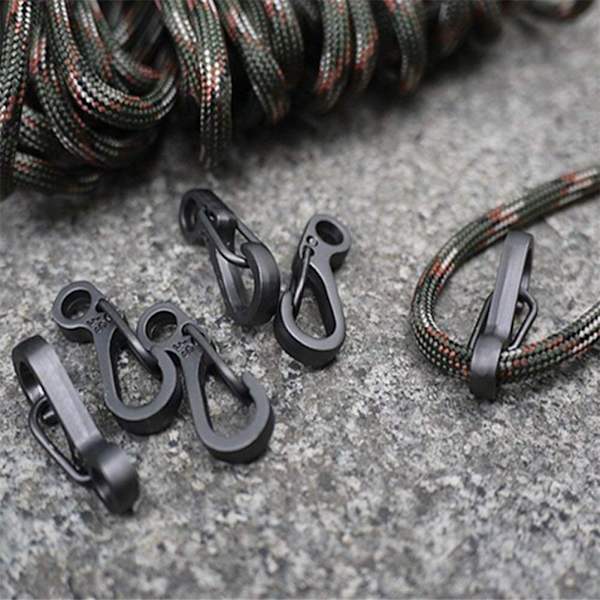 5/10 st/förpackning Mini-karbinhakar i zinklegering, fjäderbelastade ryggsäckslås, EDC-nyckelring, karbinhake för vandring, klättring, camping, flaskhakar