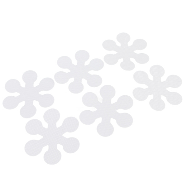 20 st badkarsdekaler transparent snöblomma form halkfri självhäftande badkarsdekaler för badrum pool