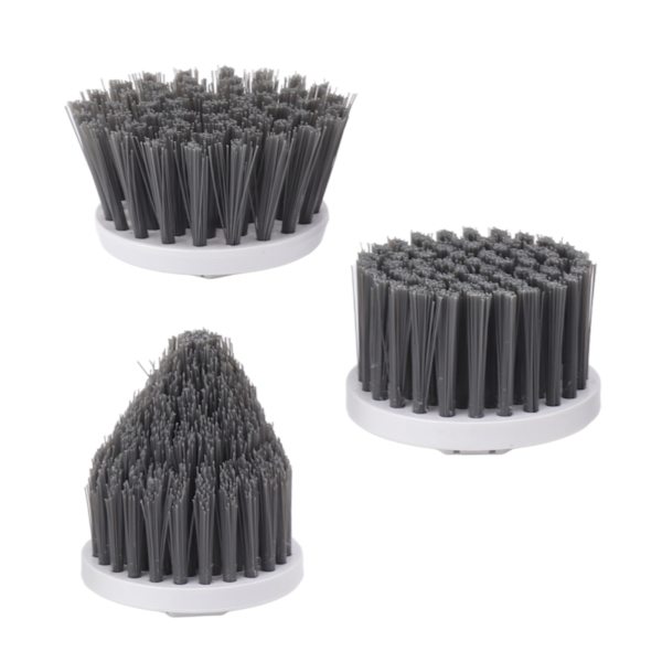 3PCS Elektrisk Spin Scrubber Borsthuvud Sladdlös Rengöring Scrubber Borsthuvud för Utbyte