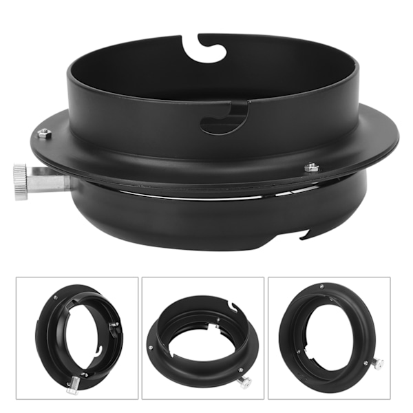 Seosrengasadapteri Elinchrom-kiinnitykseen Bowens-kiinnitykseen salamavalolle Softbox