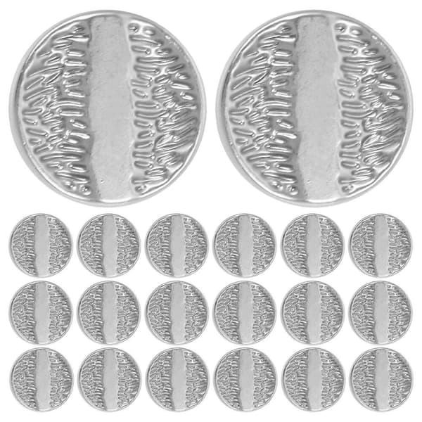 20 stk. DIY-knapper Barokknapper Antikke knapper Metalknapper Jakkesætknapper