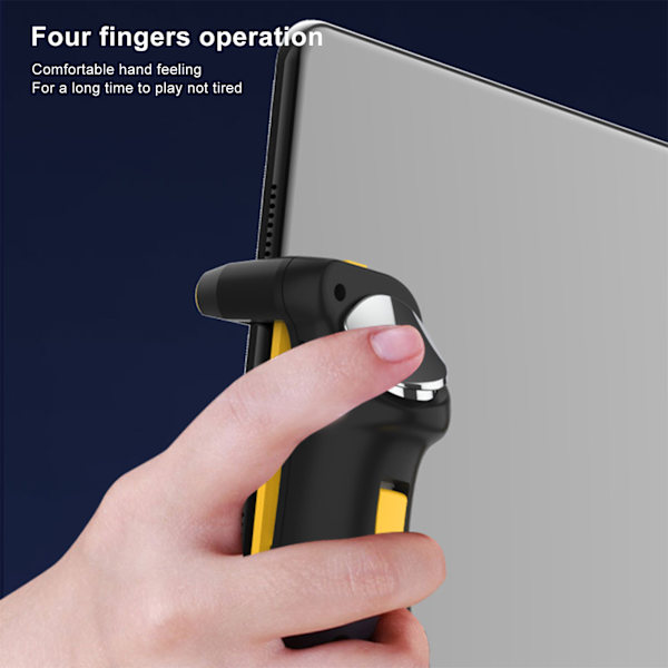 Tablet PC kontinuerlig skyting Gamepad Full Protection Fire Fingers Operation UtstyrYellow