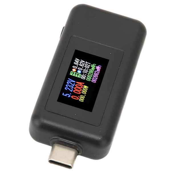 USB-tester Realtidsdetektering IPS HD-skærm Høj nøjagtighed Strømafbrydelse Lagring USB-spændingsmåler
