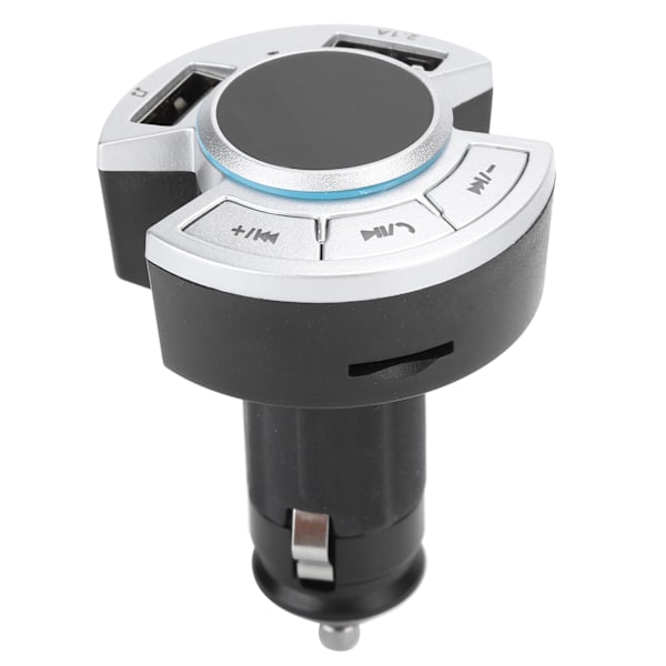 Bilmontert Bluetooth MP3-spiller Multifunksjon FM-sender U-disk USB-lading