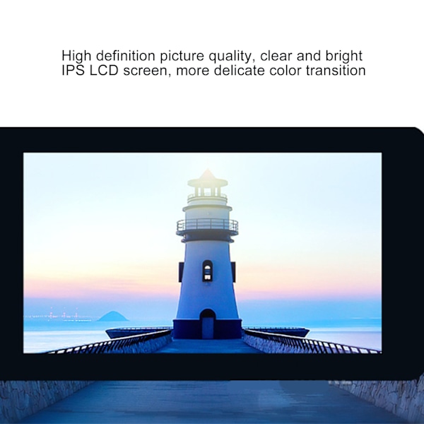 7 tommer DSI LCD-touchskærm 5-punkts touch 800x480 170 graders visningsvinkel IPS-skærm til Core3566 til VisionFive2