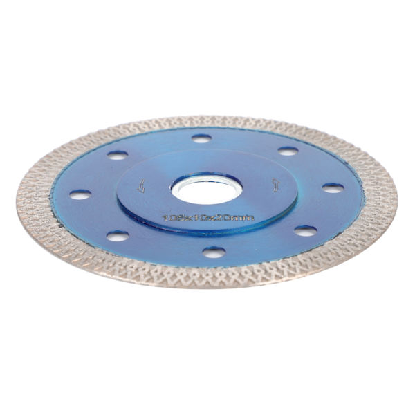 3 stk. diamantskæreskiver til fliser, keramik, porcelæn og marmor, skæreskiveværktøj 105x10x20mm
