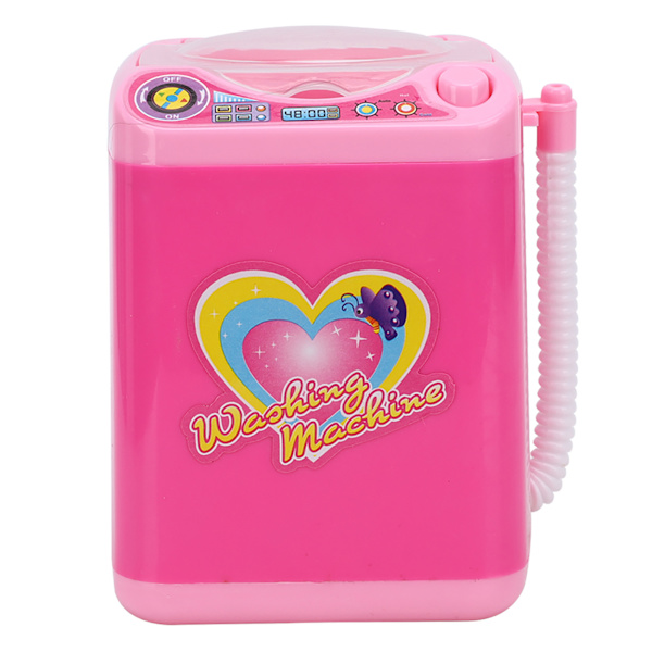 Barn Kid Simulering Elektrisk Lys Mini Automatisk Vaskemaskin Liten Apparat Leke