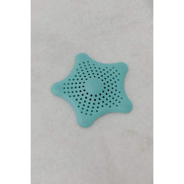 Søstjerne afløbsdæksel/hårstopper, Surf Blue