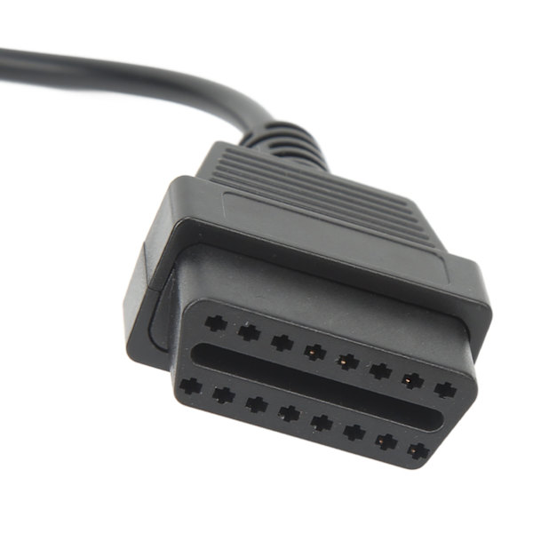OBD II-adapterkabel 20-benet til OBD2-stik Rund diagnostisk scannerskabel