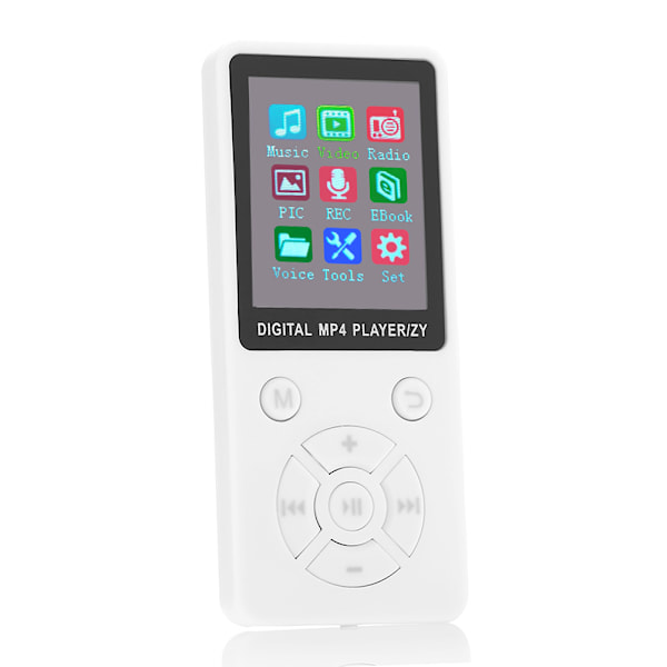 Mini LCD-skærm MP4-afspiller understøtter 32G TF-kort Ultra tynd Mp4-afspiller med FM E-bog