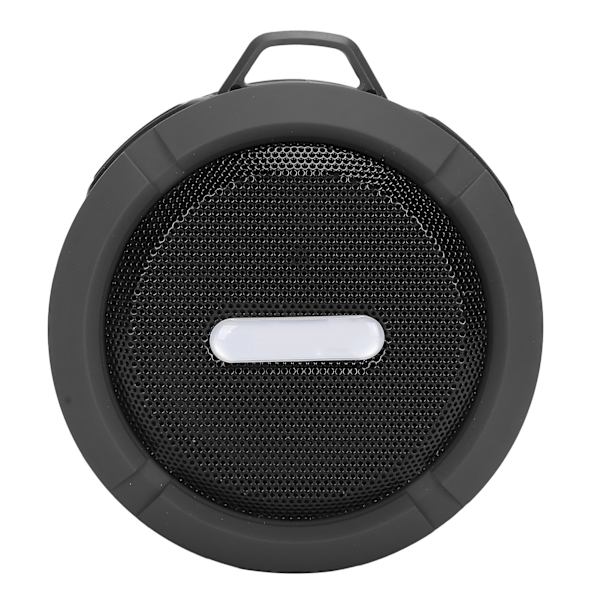 C6 Bluetooth-högtalare med sugkopp karbinhake vattentät mini-subwoofer för utomhussporter