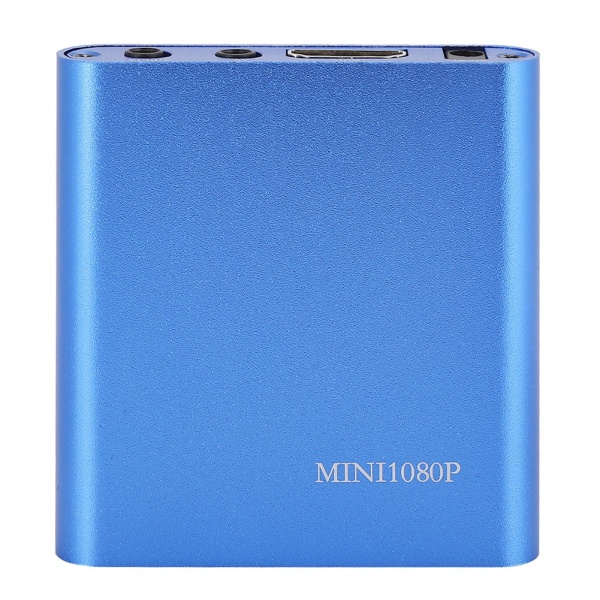 Mini 1080P HDMI Digital Media Player Hard Disk Decoder med Fjernkontroll (100-240V)