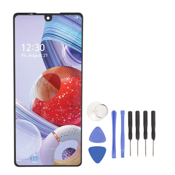 Til LG Stylo 6 Skærmskift 6,8 Tommer LCD Display Touch Digitizer Display Skærmsamling til Q730 LM‑Q730TM Q730AM