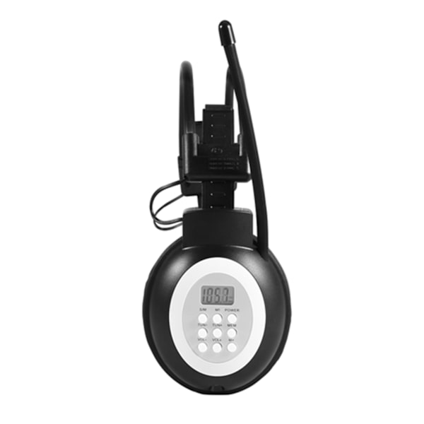 Over Ear Fällbar Trådlös  Trådbunden Hörlurar Brusreducerande HiFi-headset FM-radio med LCD