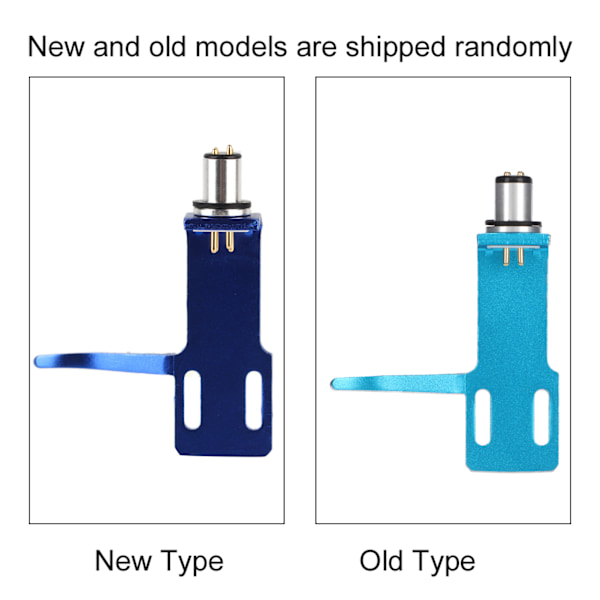 Gramofon Pickup Headshell Høj kvalitet Phono Cartridge Headshell Pladespiller Kit Blå