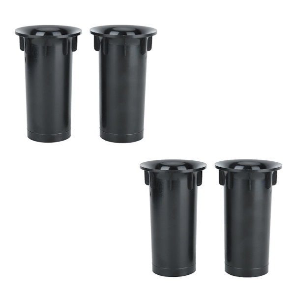 4 stk. T1 bas-højttaler ABS-plast glat indervæg inverteret rør til 5-6 tommer højttalere