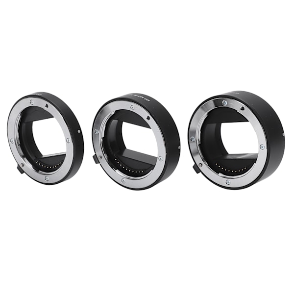 Autofokus Makroförlängningsrör Adapterring 10mm 16mm 21mm för Sony E-Mount Objektiv