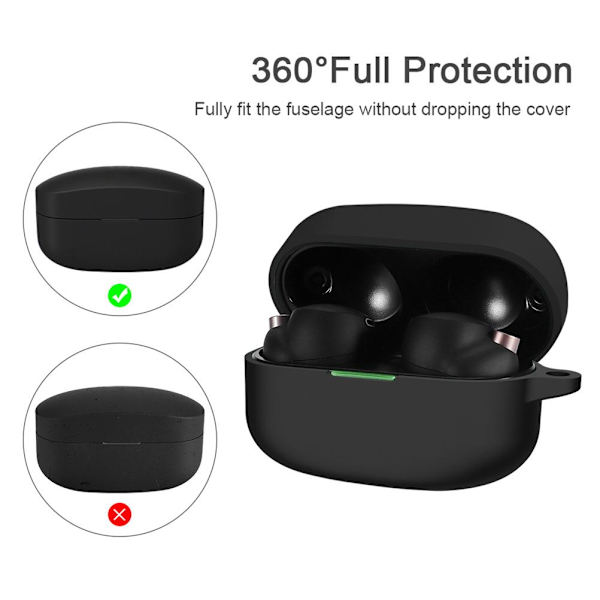 Fodralomslag ersättning kompatibel för WF 1000XM4 öronsnäckor Anti-drop silikon skyddshylsa för trådlöst Bluetooth-headset