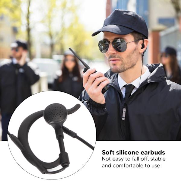 Walkie Talkie Headset med mikrofonstang Avanceret PTT Mikrofon K Hoved Universal Udskiftning til Baofeng