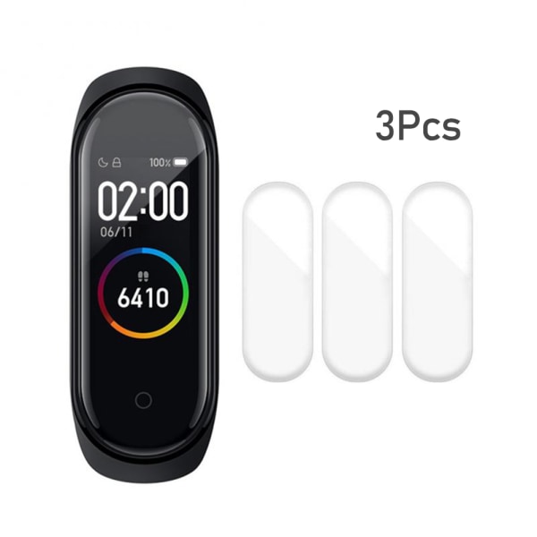 Skjermbeskytter for Xiaomi Mi Band 5 Full Coverage TPU Fleksibel Film