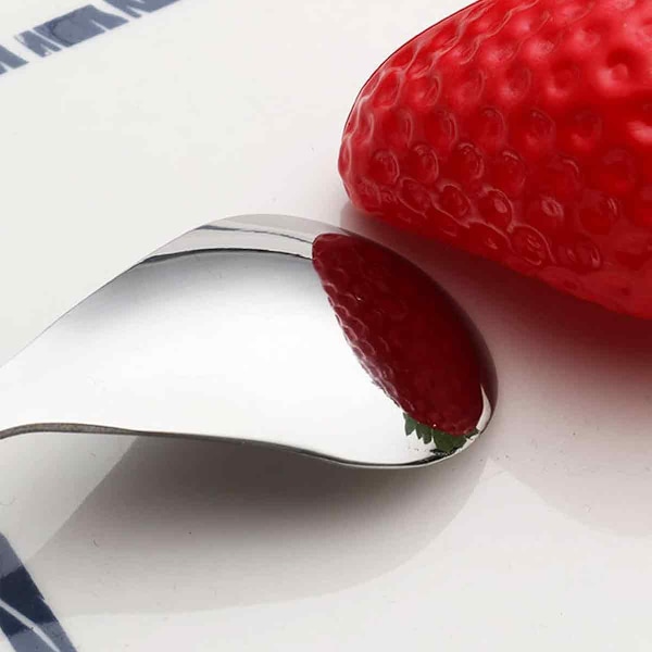 Elegant Design Återanvändbart Bestickset, Rostfritt Stål Barnbestick Med Bra Grepp, Värmebehandlad Hållbar Konstruktion För Oöverträffad Hållbarhet,