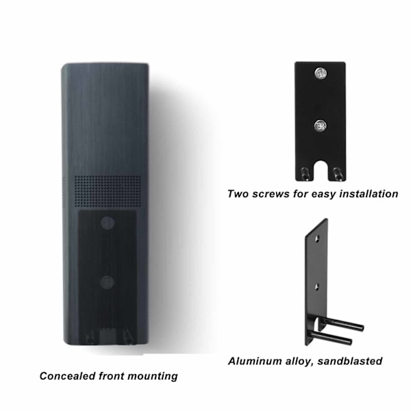 Högtalarväggfäste Enkel Installation Metall Soundbar Väggfäste för 650 Hemunderhållningssystem Surroundhögtalare