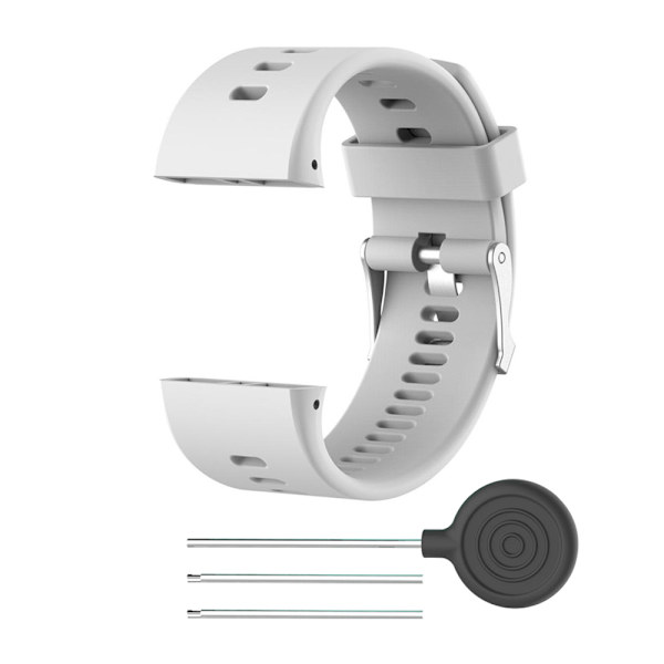 TPE-armband för ersättning av klockarmband, passar till POLAR V800 Smart Watch (vit)