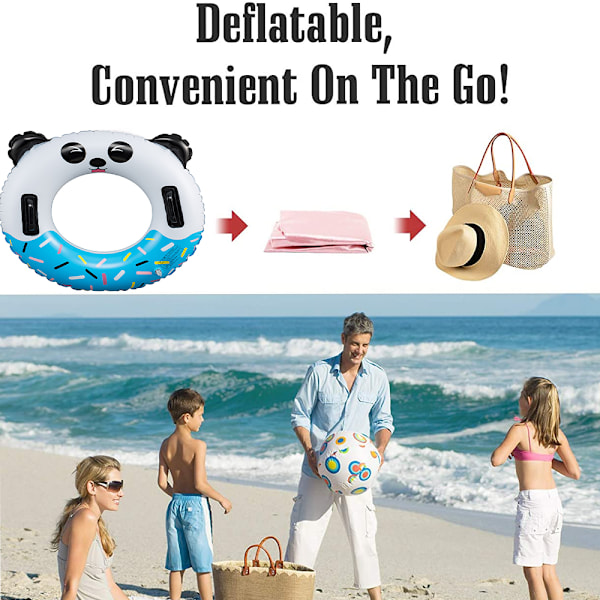 Uppblåsbara flytleksaker i vuxenstorlek, utsökt tryckprocess, miljövänligt förtjockat 0,3 mm PVC-material, premium pool- eller strandflytleksak för sommarlek