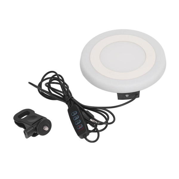 5,5 tommer videokonference LED-lys, rund, 3 tilstande, 10 niveauer, USB