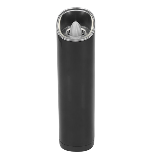 Elektrisk pepparkvarn med gravitation, justerbar malningsgrad med keramisk kärna, batteridriven och utrustad med stark LED-lampa, transparent