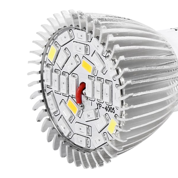 Täyden spektrin E27 LED-kasvivalo kasvatuslamppu DIY-hydroponiikkaa varten kasveille ja kukille