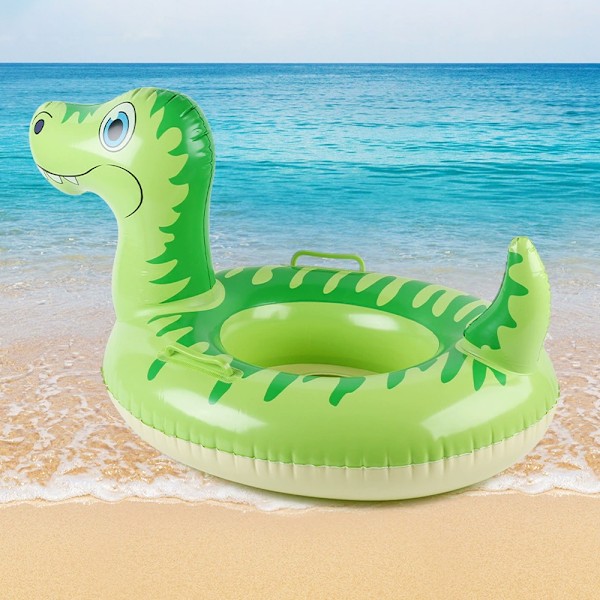Infant Swimmers, Uppblåsbar Badring med Slitstark Vinyl & Söt Dinosauriedesign, Resevänliga Poolleksaker för Sommarstrandleksaker & Babysimning