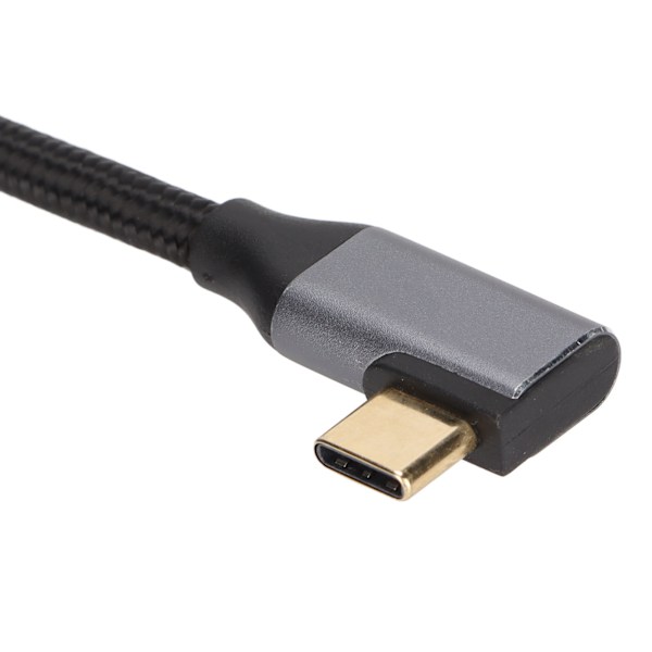 100W 4K rätvinklig 5A typ C PD-kabel för Xiaomi-telefon 90 graders 3.1 typ C-förlängningssladd