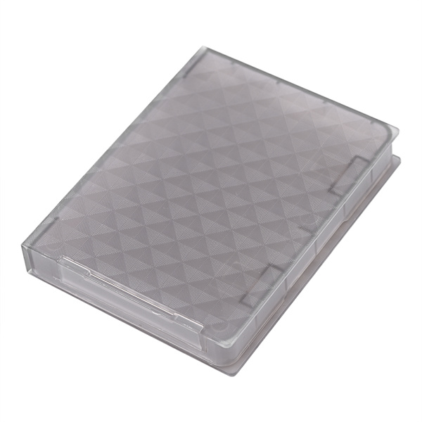2,5 tuuman kova kotelo HDD SSD Anti staattinen levy tallennuslaatikko iskunkestävä pölytiivis liukumaton harmaa
