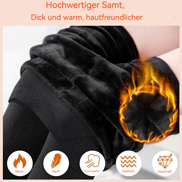 Tencoz Dam Termiska Leggings med Hög Midja, Opaque Lång L