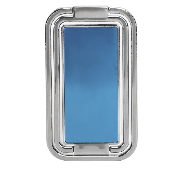 Finger Ring Mobiltelefon Holder Stativ 360° Rotasjon Metall Ring Spenne MultiAngle Håndgrep(Sølv )