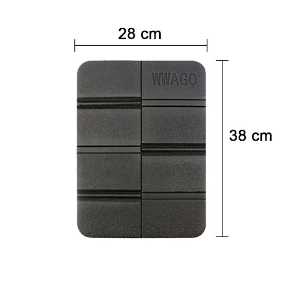 2 STK Foam Fotvandring Sittdyna, Vikbar Vattentät Ultralätt Camping Sittdyna, Utomhus Sittmatta för Picknick, Backpacking, Trekking, Stadion, Lämplig
