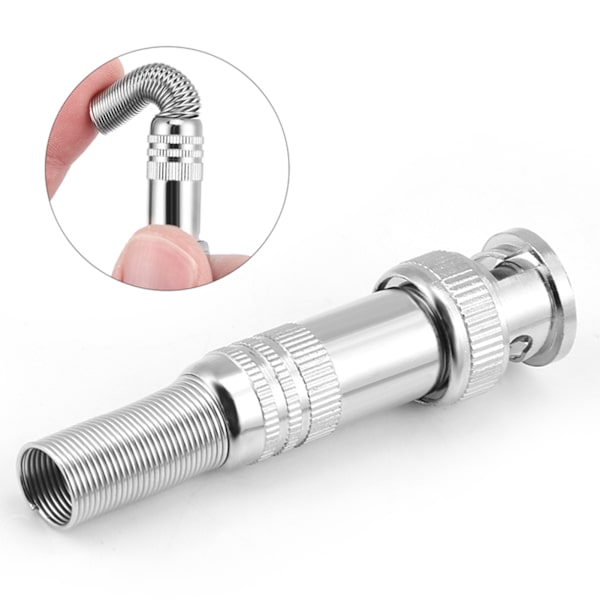 10 st Fjäderände BNC Hane Kontakt Adapter Skruvtyp för Koaxial RG59 CCTV Kamera