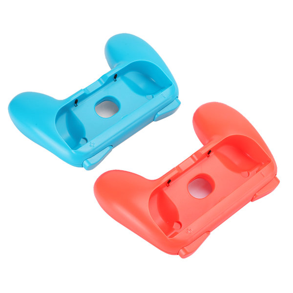 Ergonomiske spillhåndtak grep Antiwear Controller Beskyttende deksel erstatning Gamepad tilbehør (Rød Blå 2 stk)