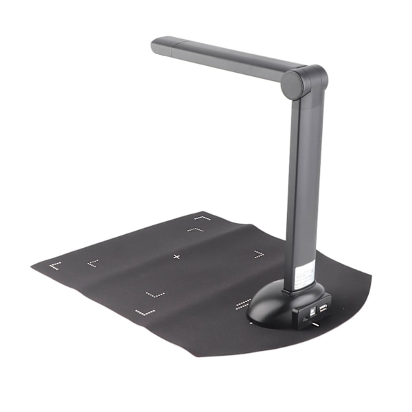 Dokumentkamera Scanner Bærbar 5MP 2592x1944 USB Bogscanner til Kontor Bibliotek Skole Undervisning Noter Billeder Foto