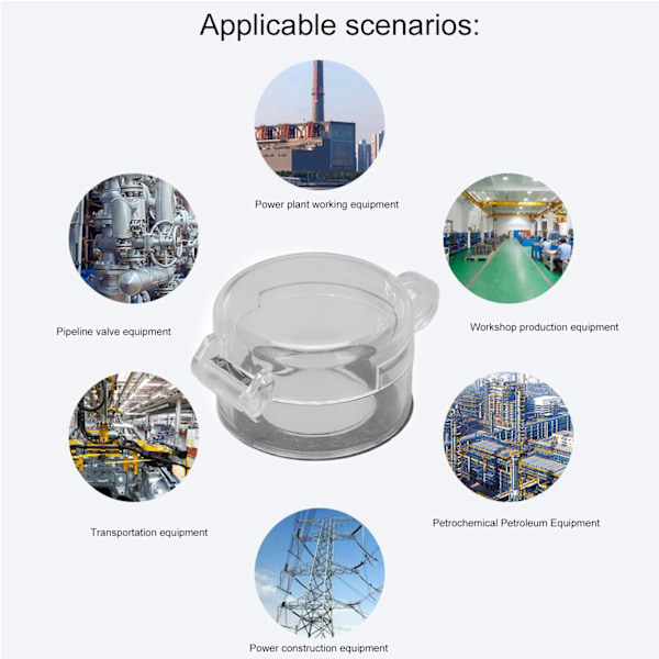 10 st nödstoppsknappskydd effektivt skydd utmärkt utförande stoppbrytarskydd för industri