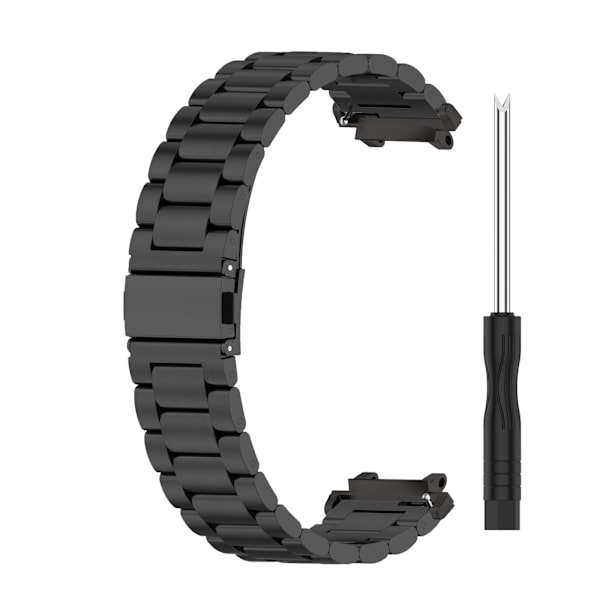 Solid rustfrit stålrem kompatibel med Amazfit T-Rex2 udskiftningsremme metalurrem