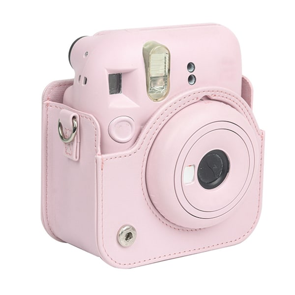 Mini Instant Kamera Beskyttende Taske PU Kamera Etui Med Justerbar Skulderrem Til Fujifilm Instax Mini 12 Kamera Lys Rød